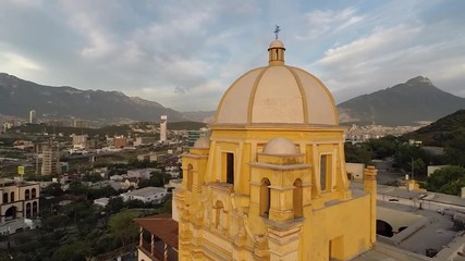 Aerial shots of Monterrey Mexico 