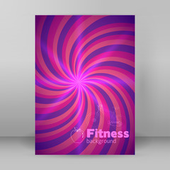 flyer design elements background template fitness health plan training01