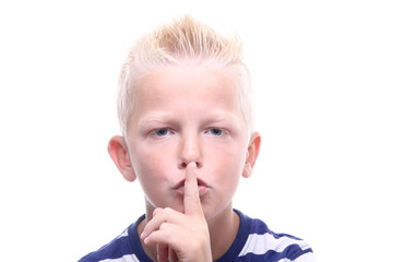 Caucasian young boy