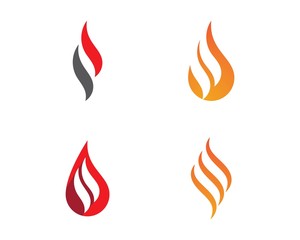 Fire flame Logo Template