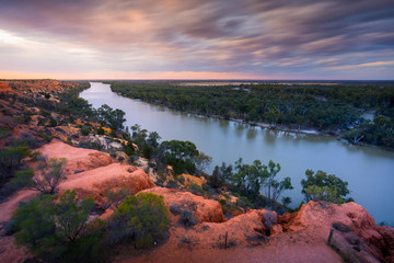 Sunset over the River Murray