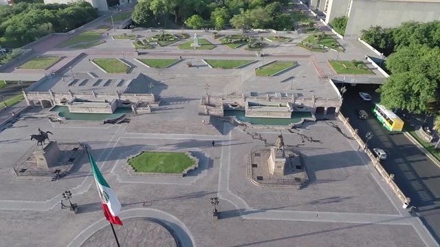Aerial shots of Monterrey Mexico 
