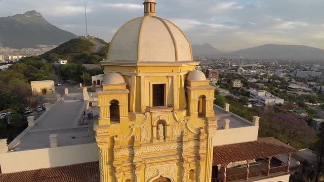 Aerial shots of Monterrey Mexico 