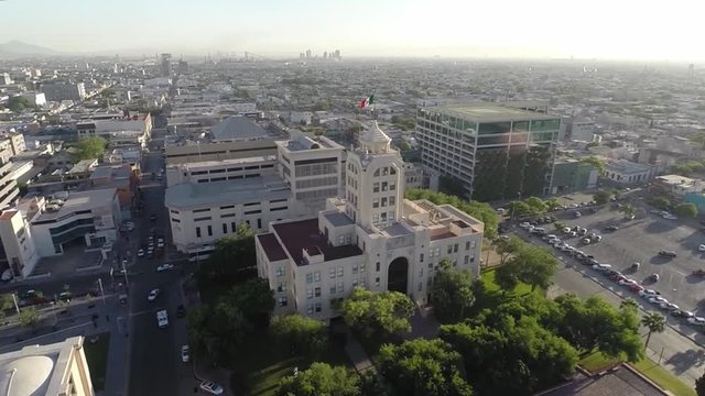Aerial shots of Monterrey Mexico 