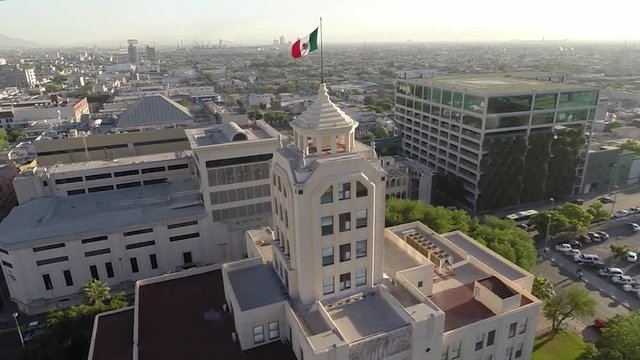Aerial shots of Monterrey Mexico 