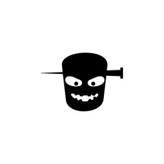 monster icon. Element of horror stories elements illustration. Premium quality graphic design icon. Signs and symbols collection icon for websites, web design, mobile app