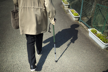 老人と杖