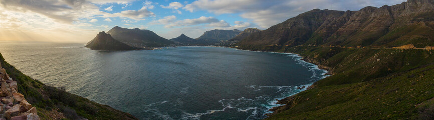 Hout Bay sunset panorama