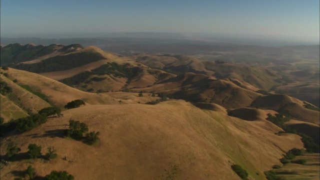 Helicopter Aerial Of The Santa Maria Valley, California.