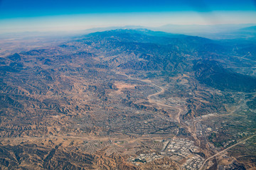 Aerial view of Santa Clarita area