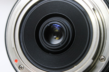 back or inside of the camera lens