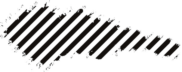 Naklejka premium White Warning pattern splash 2
