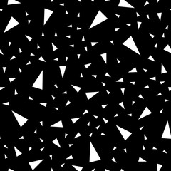Geometric seamless pattern of triangles. Abstract repeating background. Vector illustration
