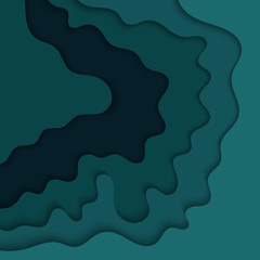 Abstract blue wavy background. Background with waves. 