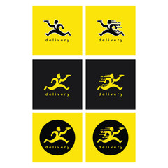 Delivery Logo Set Vector Template Design