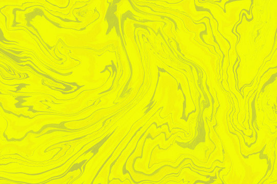 Suminagashi marble texture hand painted with yellow ink. Digital paper 1784 performed in traditional japanese suminagashi floating ink technique. Dramatic liquid abstract background.