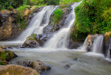 A beautiful waterfall from Maribaya Bandung West Java