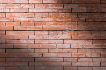 Obraz premium Brick wall texture background for interior exterior decoration and industrial construction concept design.