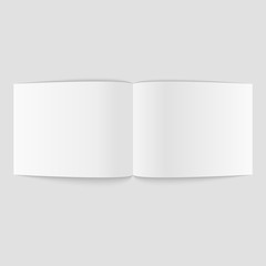 Blank of brochure, flyer, magazine or business card. Vector.