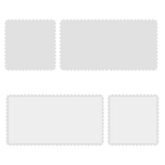 Blank of postage stamps. Vector.