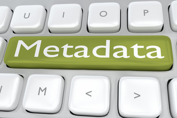 Metadata - information concept