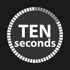 Stopwatch, stopwatch icon, seconds countdown. The clock is ticking.