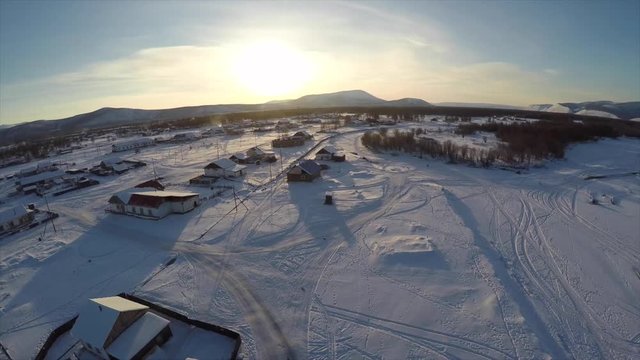 Omnykon, a town in Sibera which is thought to be the coldest on earth.