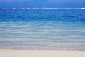 Lagoon seascape Rarotonga Cook Islands