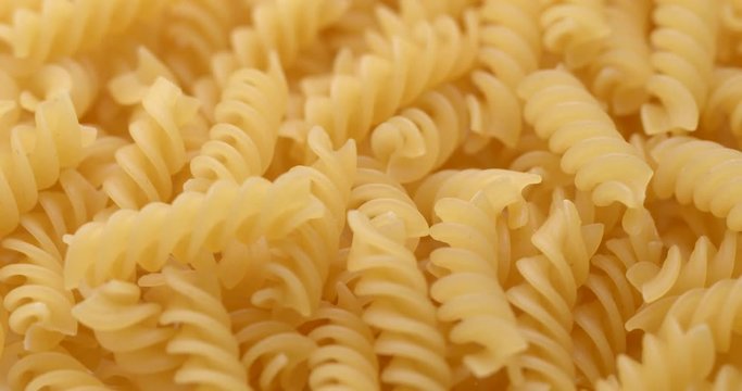 Dry fusilli pasta