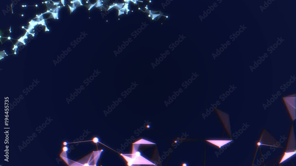 Poster digital movement. bands of organic structures. glowing elements. design for text. the junction of mo