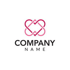 Beauty clinic vector logo icon illustration
