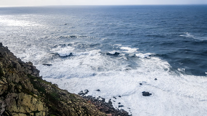 Cabo da Roca (Cape Roca), Portugal, the westernmost point of mainland Europe. Atlantic Ocean.