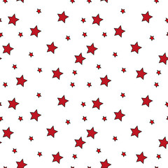 Star seamless pattern.Design template for wallpaper,fabric,wrapping,textile