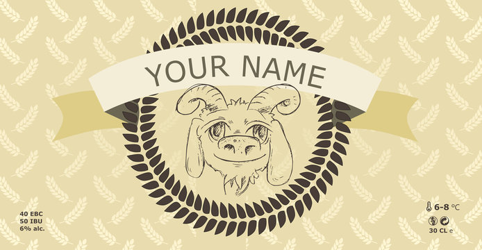 bier etiket gepersonaliseerd