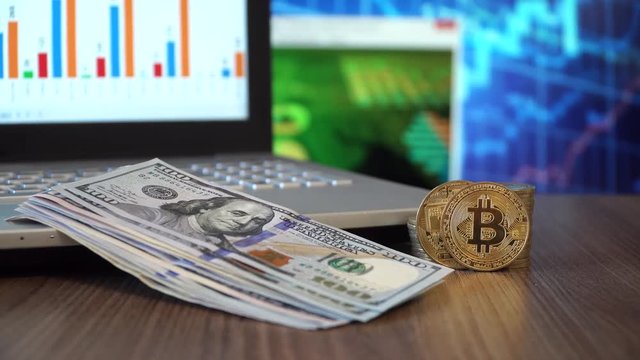 Bitcoin - Bit Coin Btc. and Dollars 