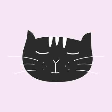 cute cat,T-shirt Print, Valentine's Day, animal drawing, cartoon character,