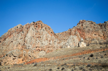 Fototapeta na wymiar 13th century Christian monastery of Noravank in Armenia