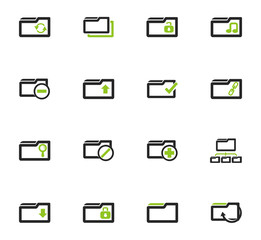 Folder icons set