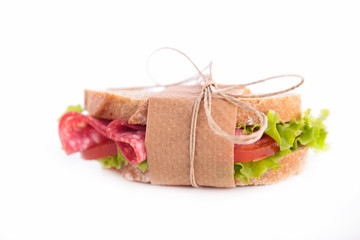 sandwich isolated on white