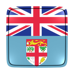 Obraz premium Fidji flag icon