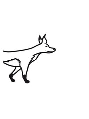 halb vorne vorderteil fuchs schön design cool comic cartoon clipart logo tier wald