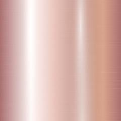 Metallic gradient with a pink gold texture with stripes and bright highlights. Vector illustration