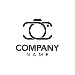Photography vector logo icon illustration

