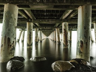 krajobraz pod molem  © micz