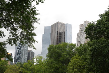 Obraz na płótnie Canvas Buildings de New York vus de Central Park