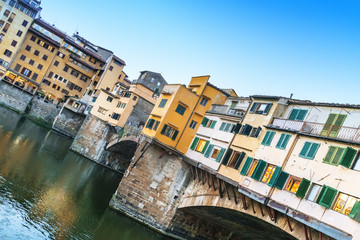 Fototapeta na wymiar Architecture of Florence - an Italian city on the Arno River