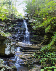 Waterfall at Ricketts Glen, PA