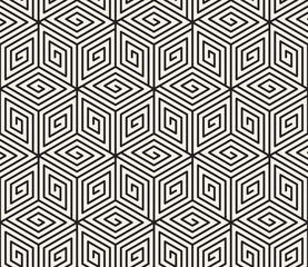 Vector seamless pattern. Modern stylish abstract texture. Repeating geometric tiles