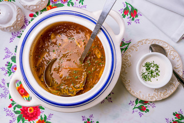 soup of sauerkraut
