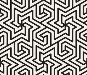 Vector seamless pattern. Modern stylish abstract texture. Repeating geometric tiles